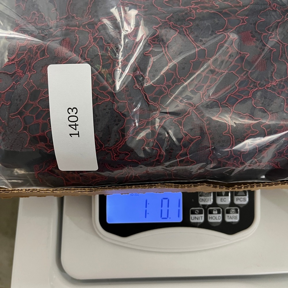 ModCloth A Night Like This Lace Dress Womens 6 Burgundy Floral Midi Ruffle - Picture 12 of 12